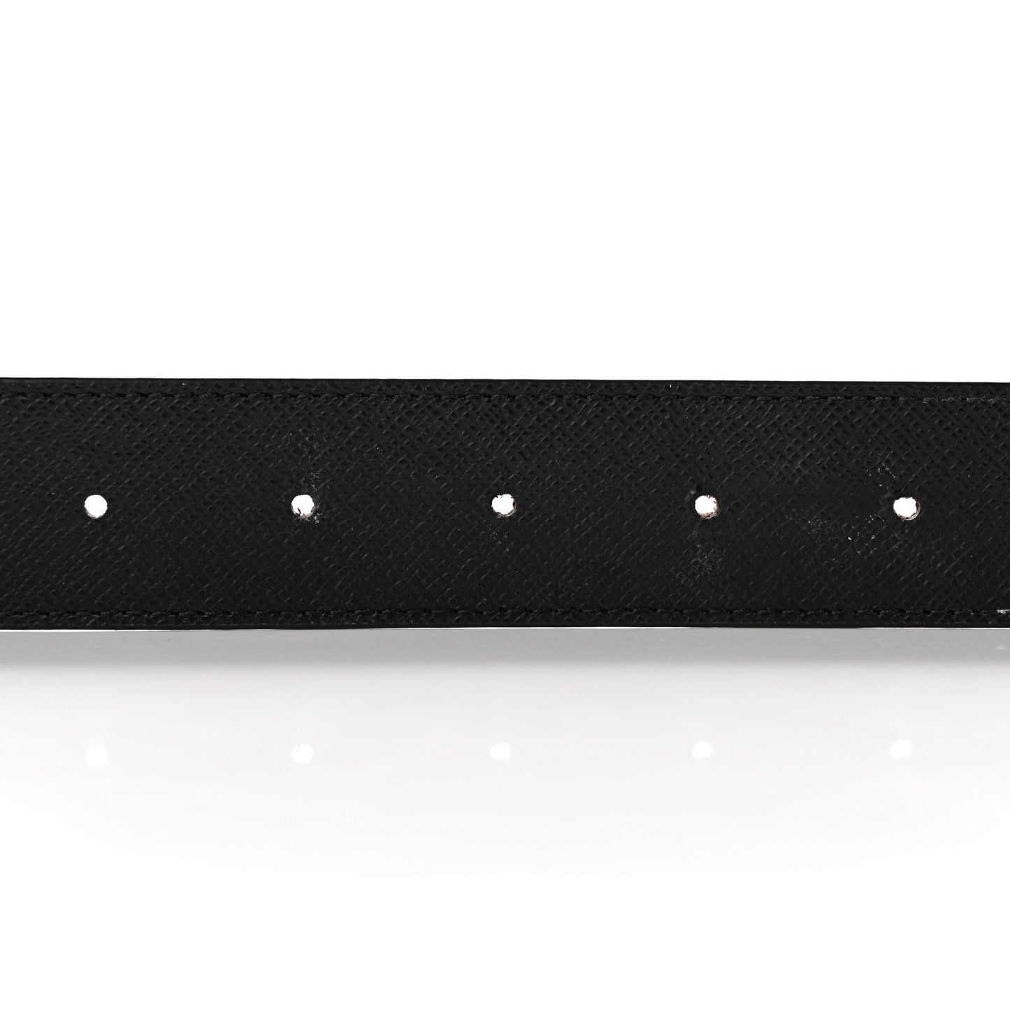 Calfskin Monogram 30mm LV Initiales Reversible Belt 80 32 Black