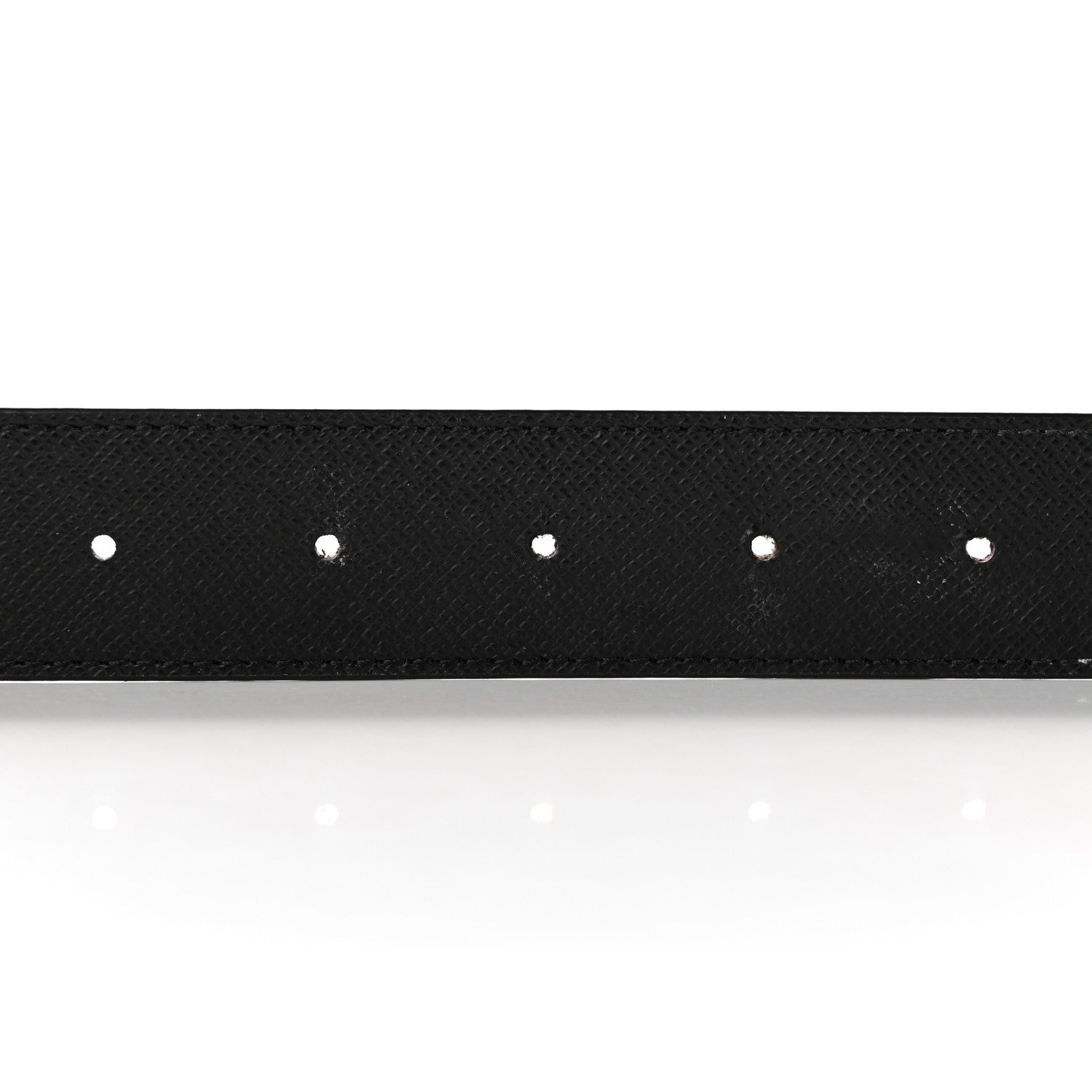 Louis Vuitton Calfskin Monogram 30mm LV Initiales Reversible Belt 80 32 Black 3 of 9