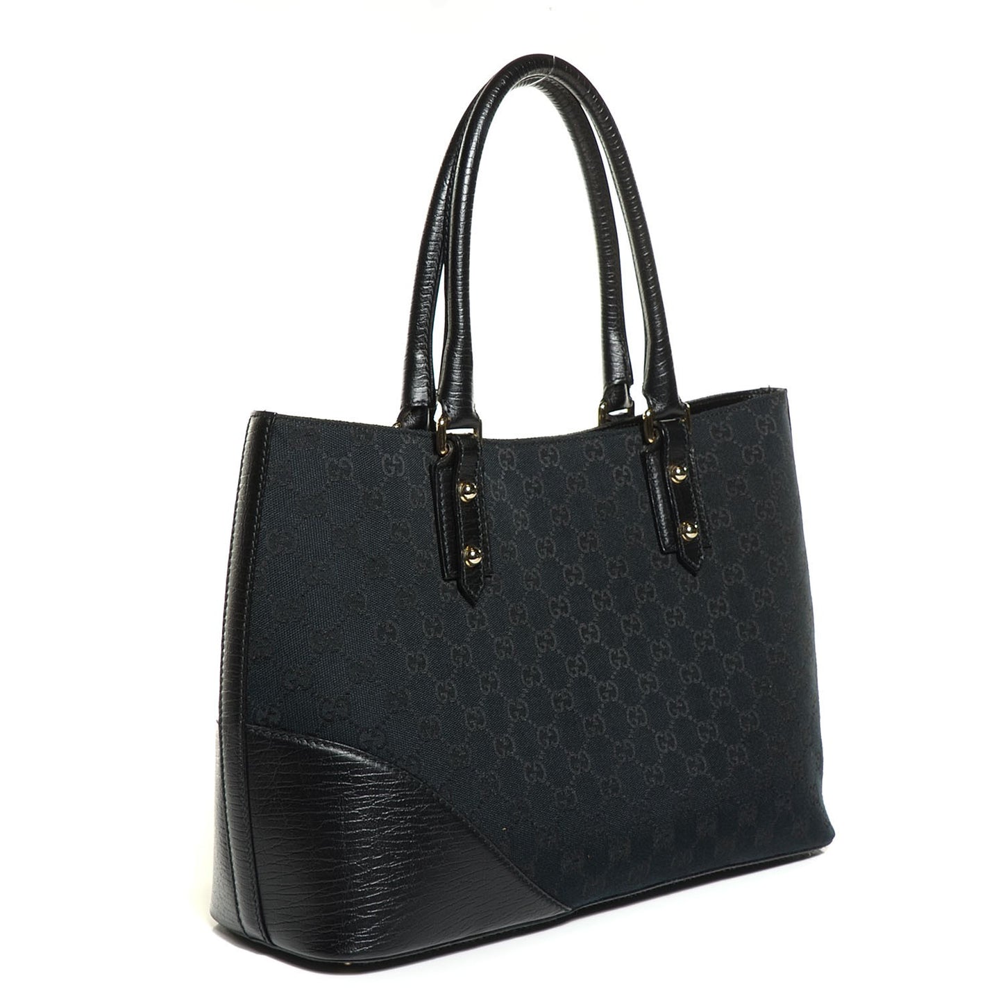 Monogram Medium Hasler Tote Black
