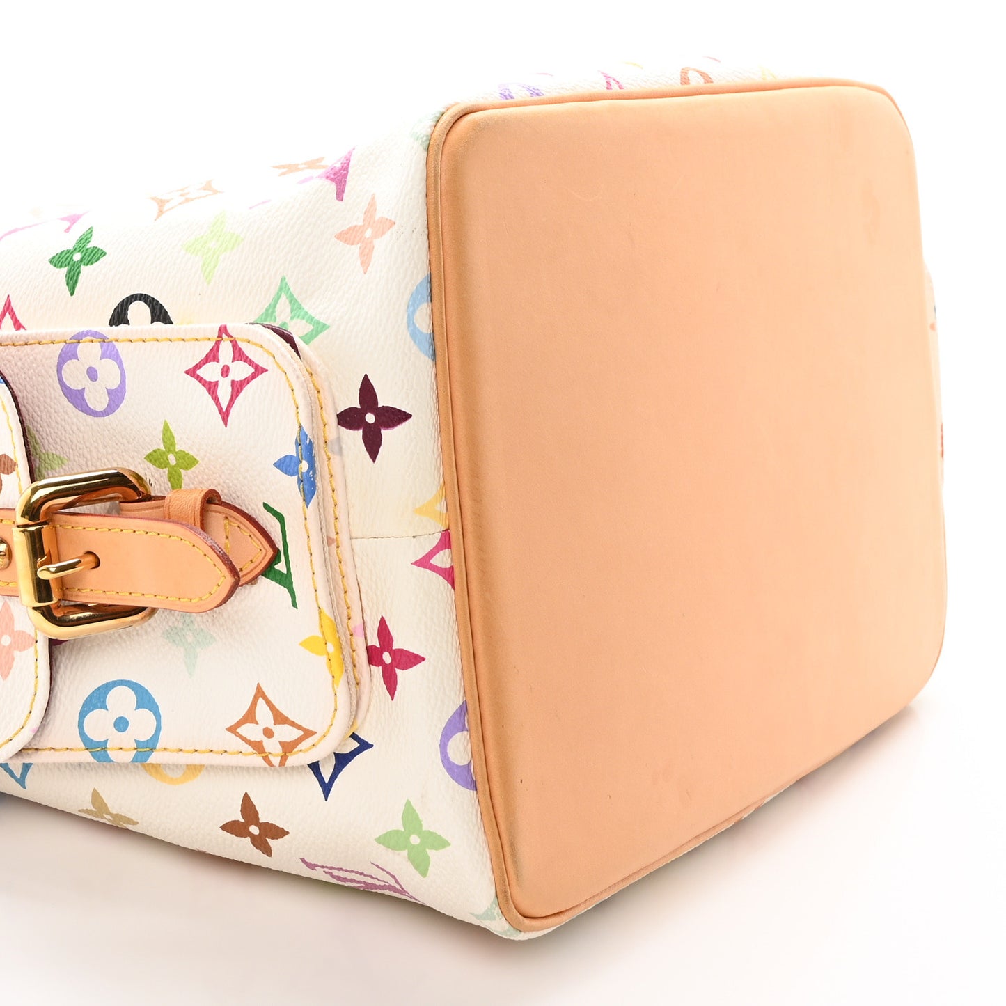 Monogram Multicolor Petit Noe White