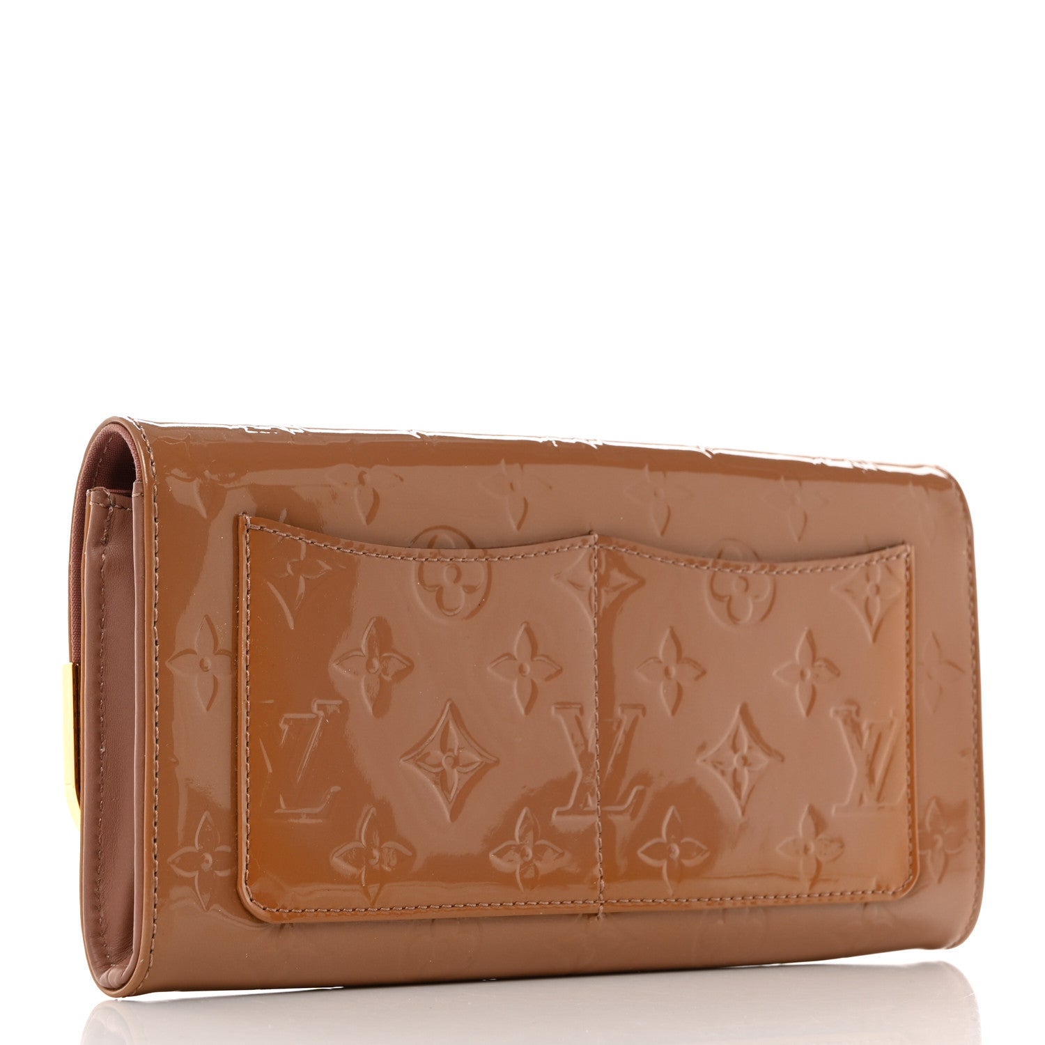 Louis Vuitton Vernis Rossmore MM Rose Velours 3 of 8