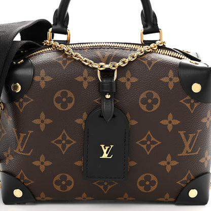 Louis Vuitton Monogram Petite Malle Souple Black 7 of 9