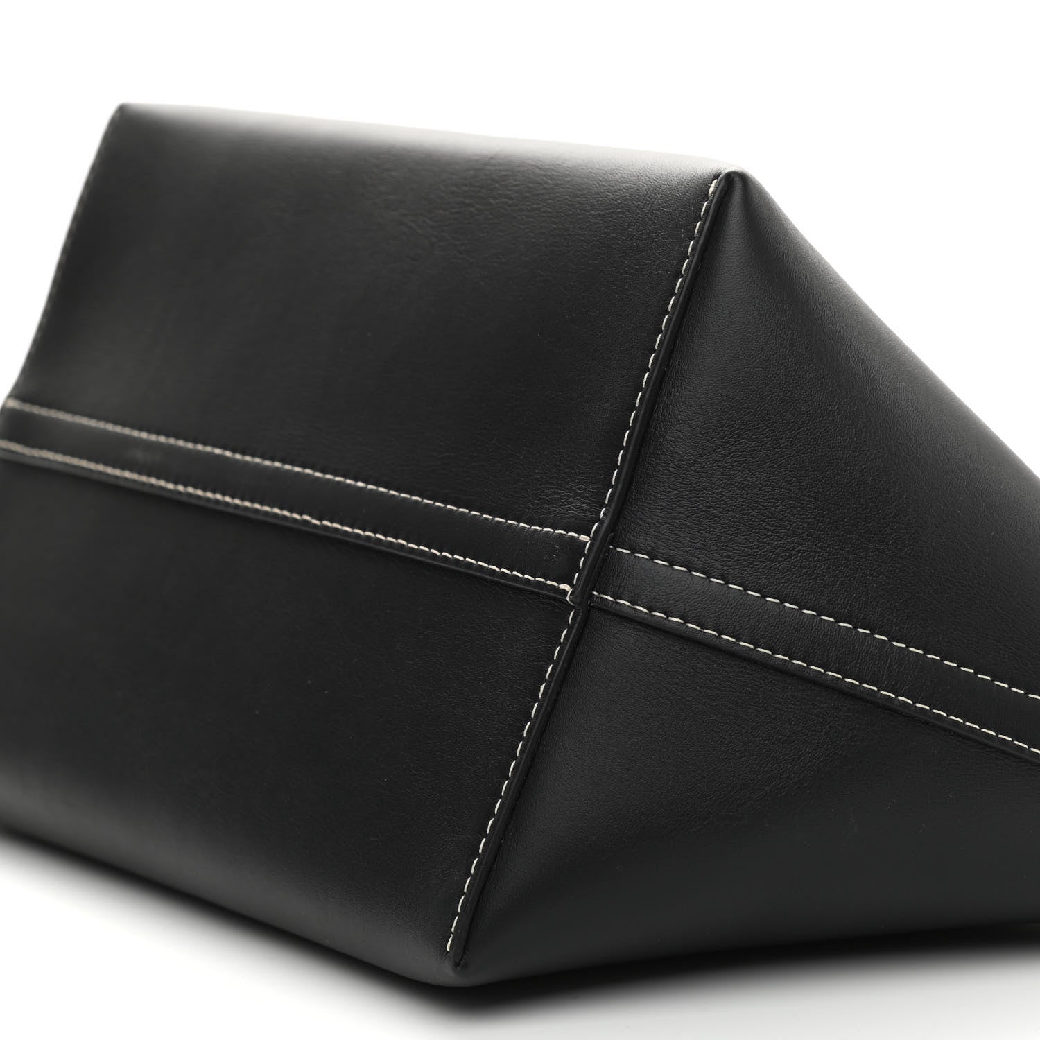 Burberry Soft Calfskin Small Pocket Tote Bag Black 8 of 8