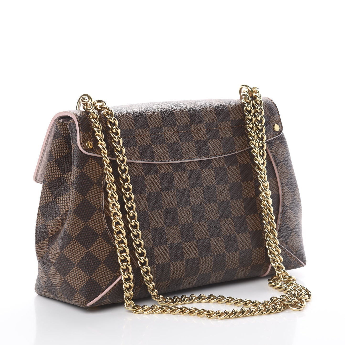 Damier Ebene Caissa Clutch Rose Ballerine
