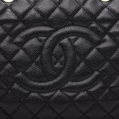 Chanel Caviar Quilted Grand Shopping Tote GST Black 10 of 10