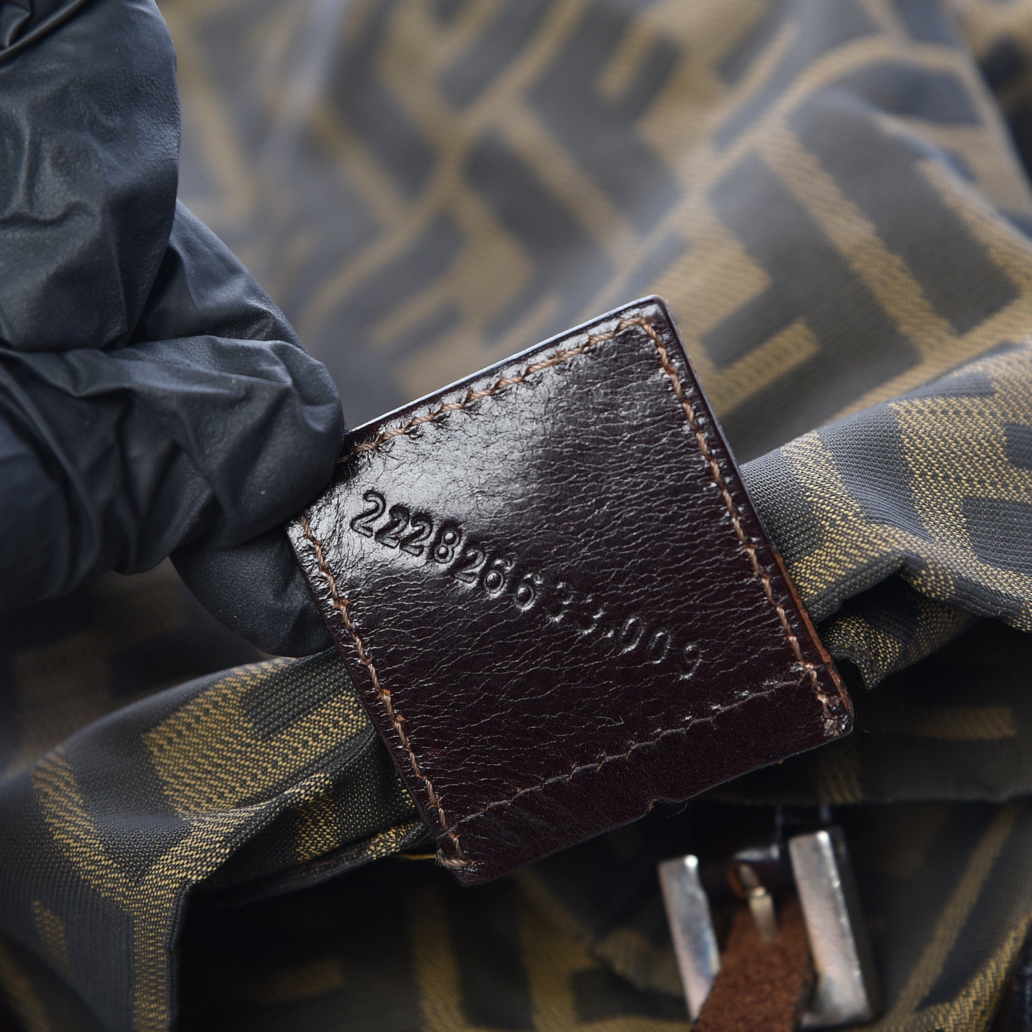 Fendi Zucca Tote Tobacco 7 of 12