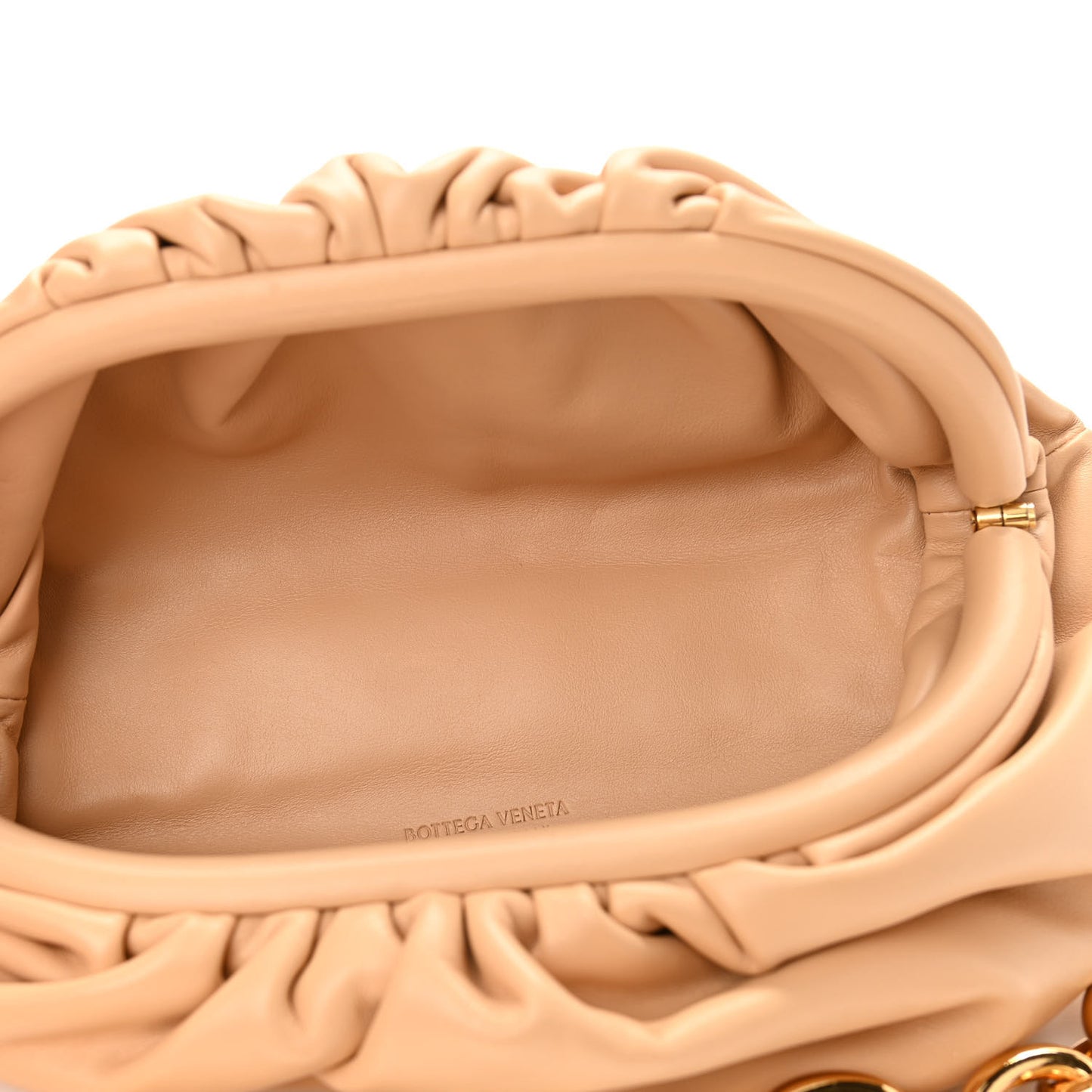 Nappa The Belt Chain Pouch Almond