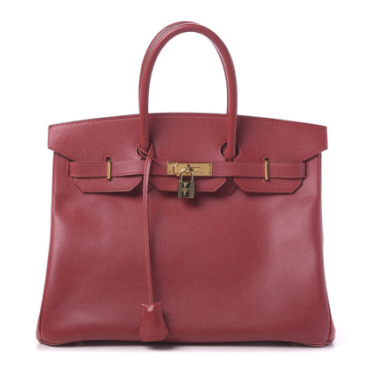 Hermes Courchevel Birkin 35 Rouge 1 of 13