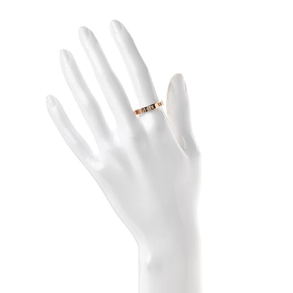Tiffany 18K Rose Gold Diamond Atlas Pierced Ring 55 7.25 2 of 4