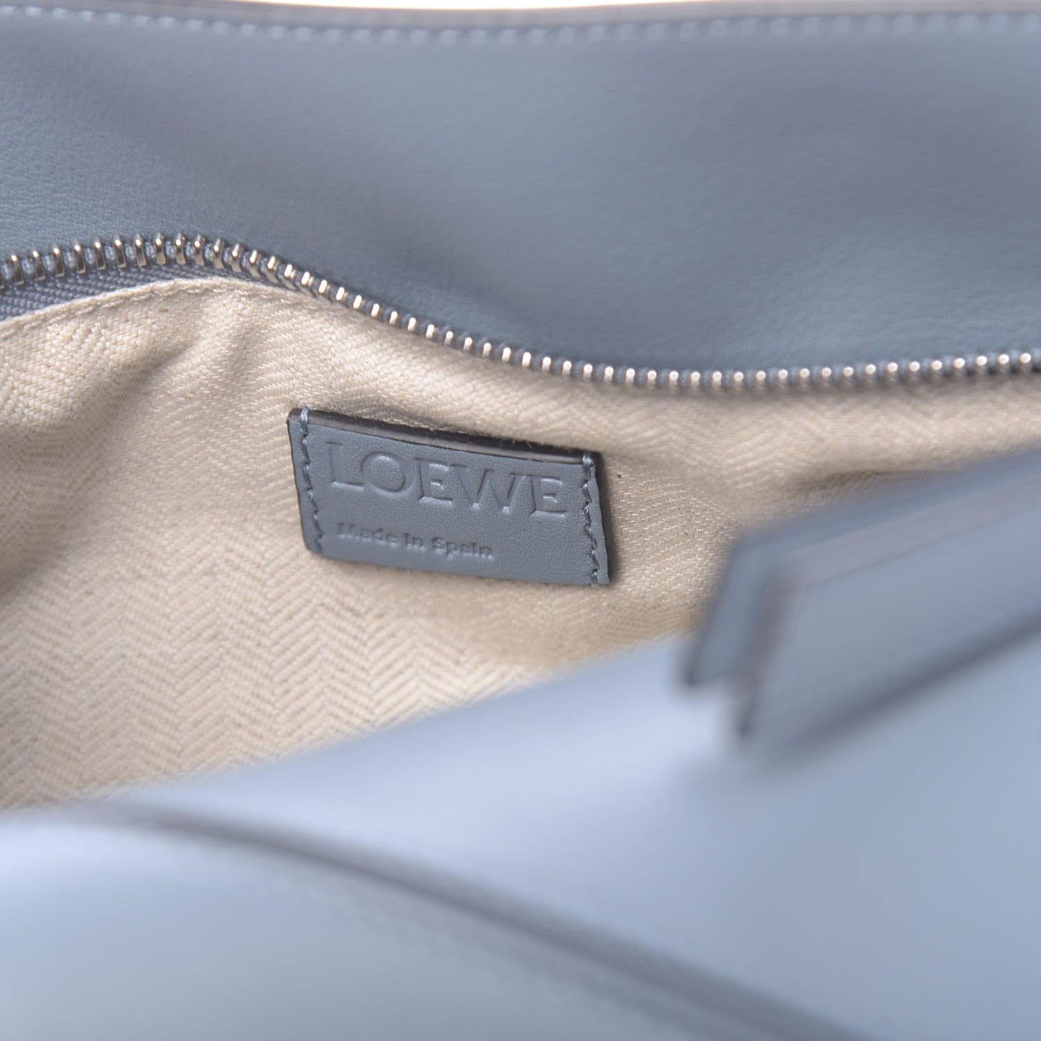 Loewe Calfskin Small Puzzle Bag Stone Blue 6 of 9