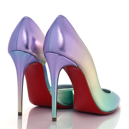 Christian Louboutin Iridescent Nappa Lam Licorne Iriza 100 Pumps 36 Multicolor 4 of 9