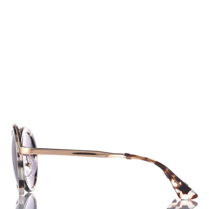 Prada Round Frame Sunglasses SPR 50T Lenses Royal 2 of 7