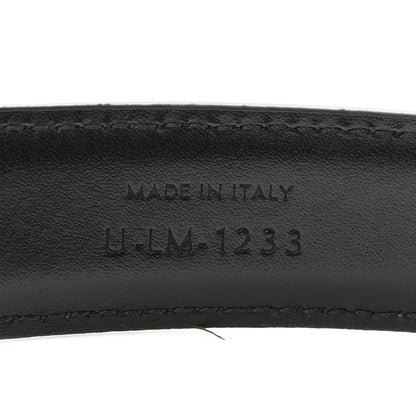 Celine Box Calfskin Medium 25mm Triomphe 80 32 Belt Black 4 of 6