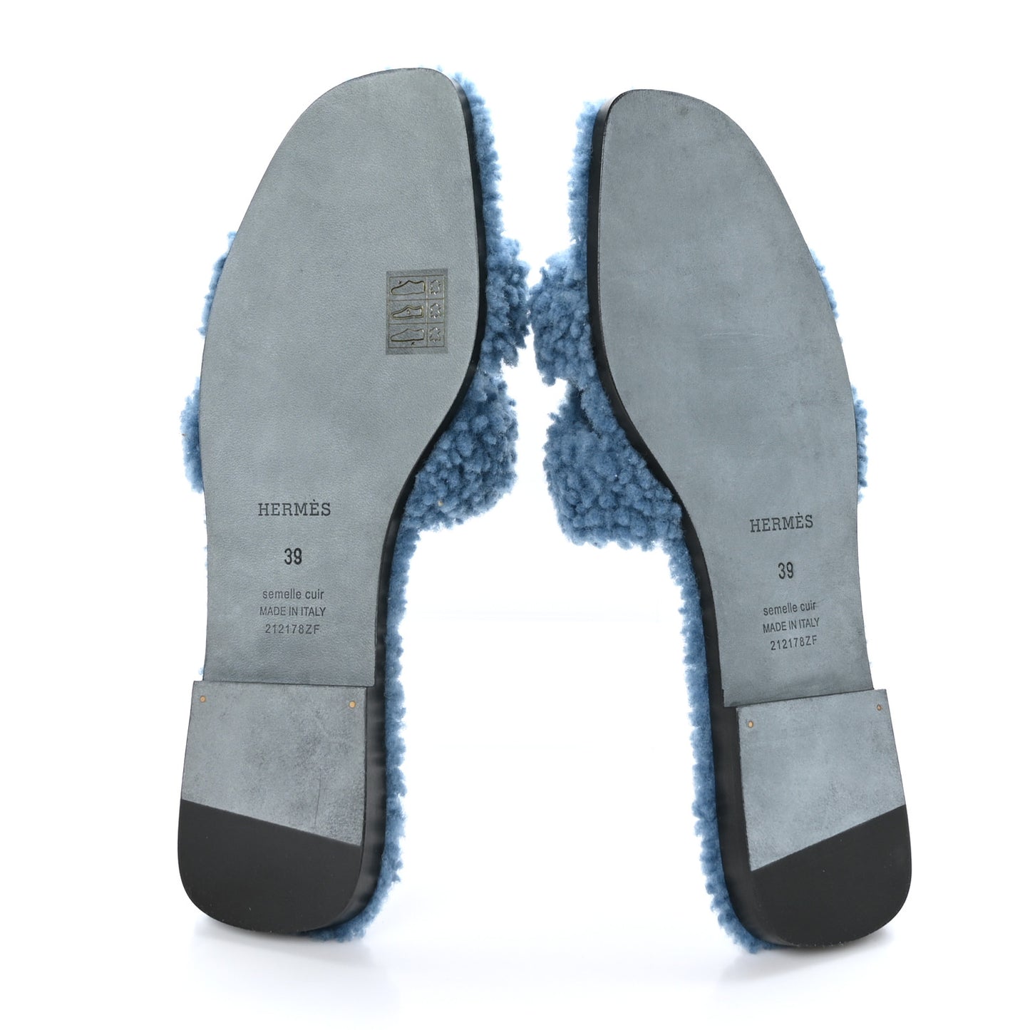 Woolskin Oran Sandals 39 Bleu