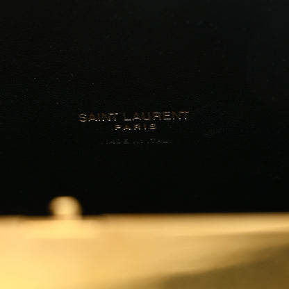 Saint Laurent Plexiglass Monogram Minaudiere Tuxedo Box Clutch Shaded Green Oro Antico 7 of 11