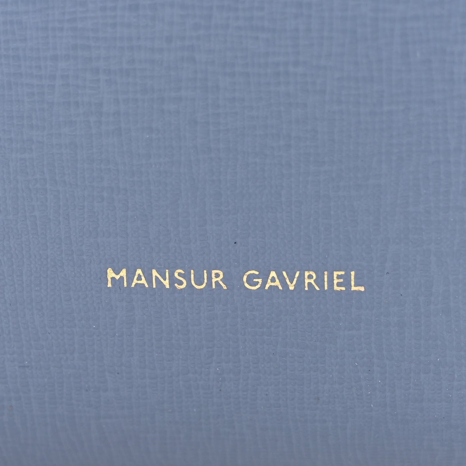 Mansur Gavriel Saffiano Mini Bucket Bag Blue 6 of 10
