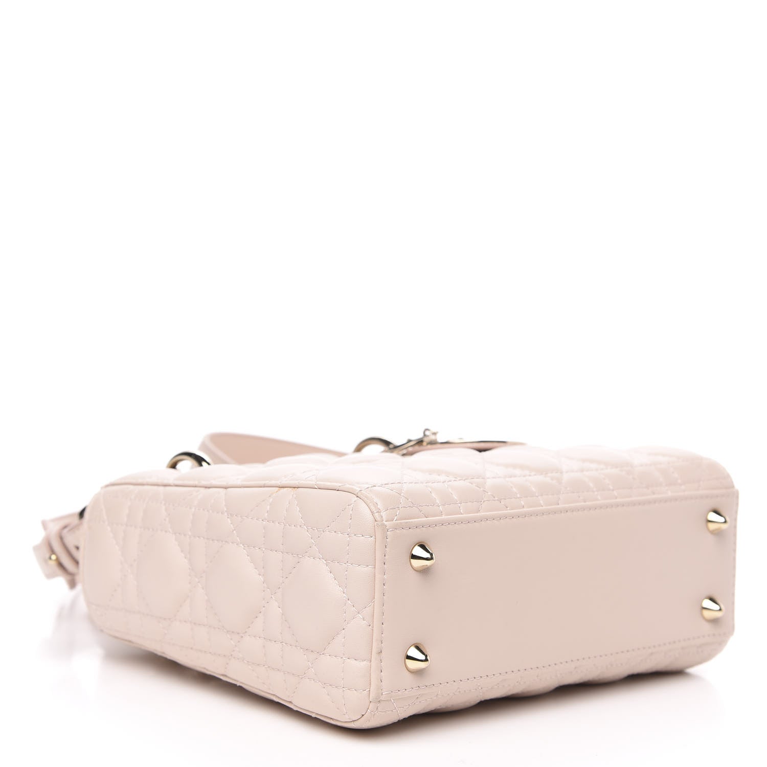 Christian Dior Lambskin Cannage Small Lucky Badges My Lady Dior Pink 4 of 11