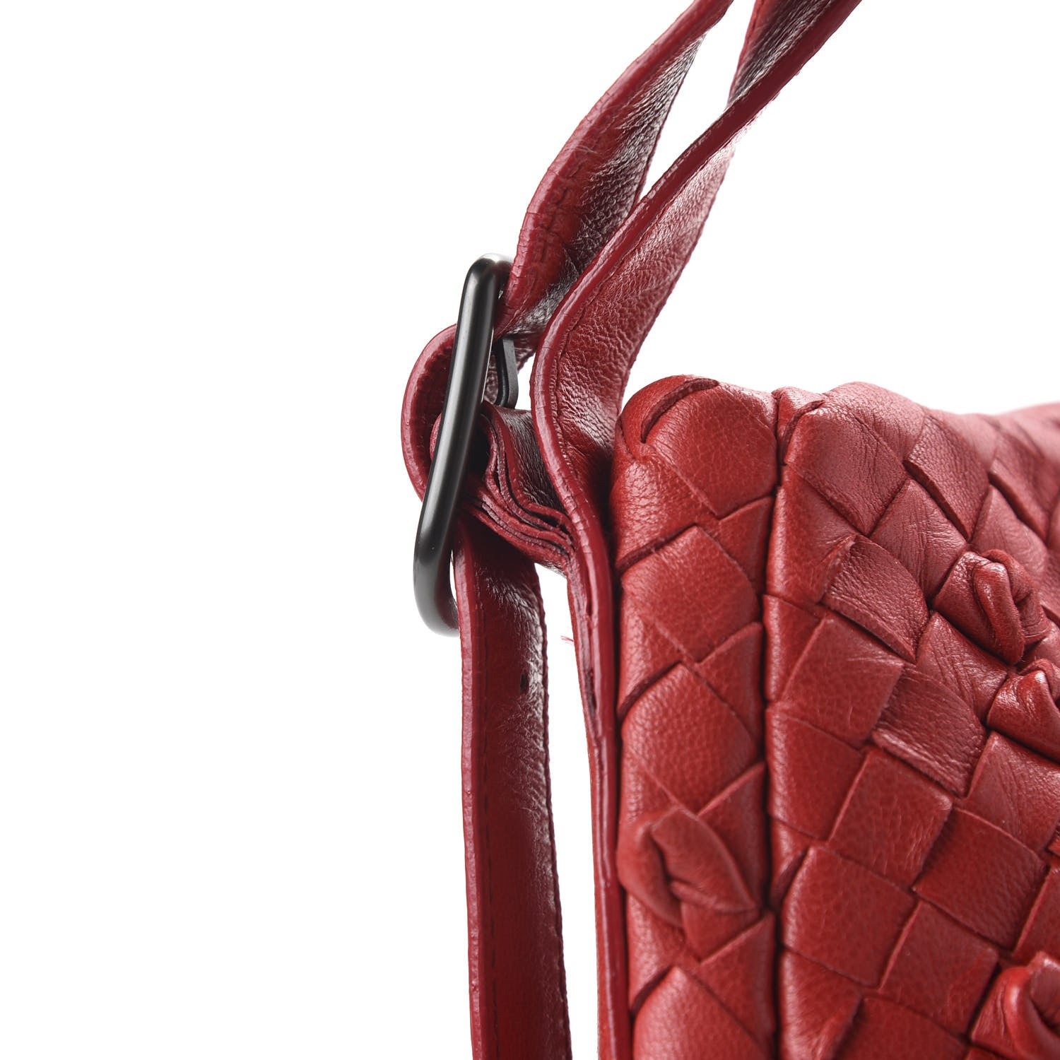 Bottega Veneta Nappa Intrecciato Naruto Knot Hobo Fraise 10 of 12