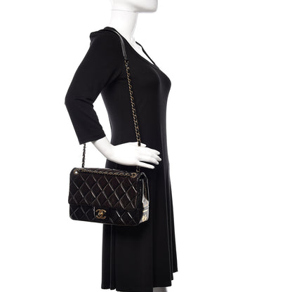 Chanel Hot Stamping Calfskin Tale Of Salzburg Flap Black 2 of 10