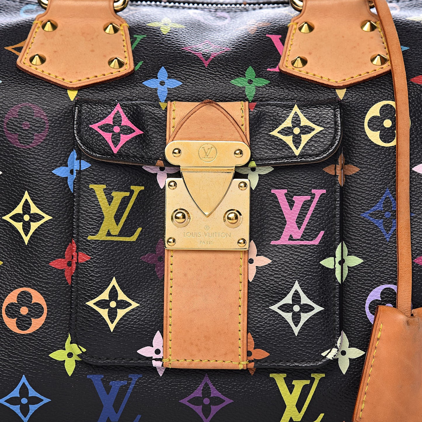 Monogram Multicolor Speedy 30 Black