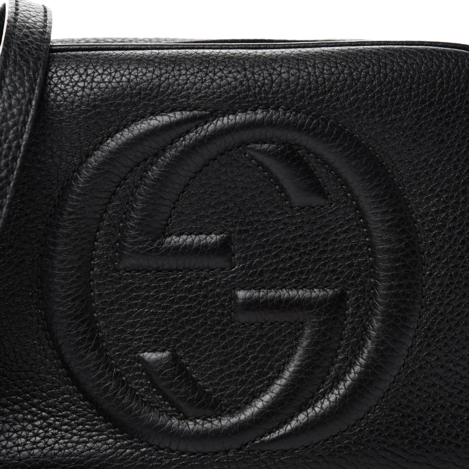 Gucci Pebbled Calfskin Small Soho Disco Bag Black 11 of 11