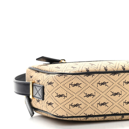 Saint Laurent Canvas Monogram All Over Camera Bag Beige 9 of 10