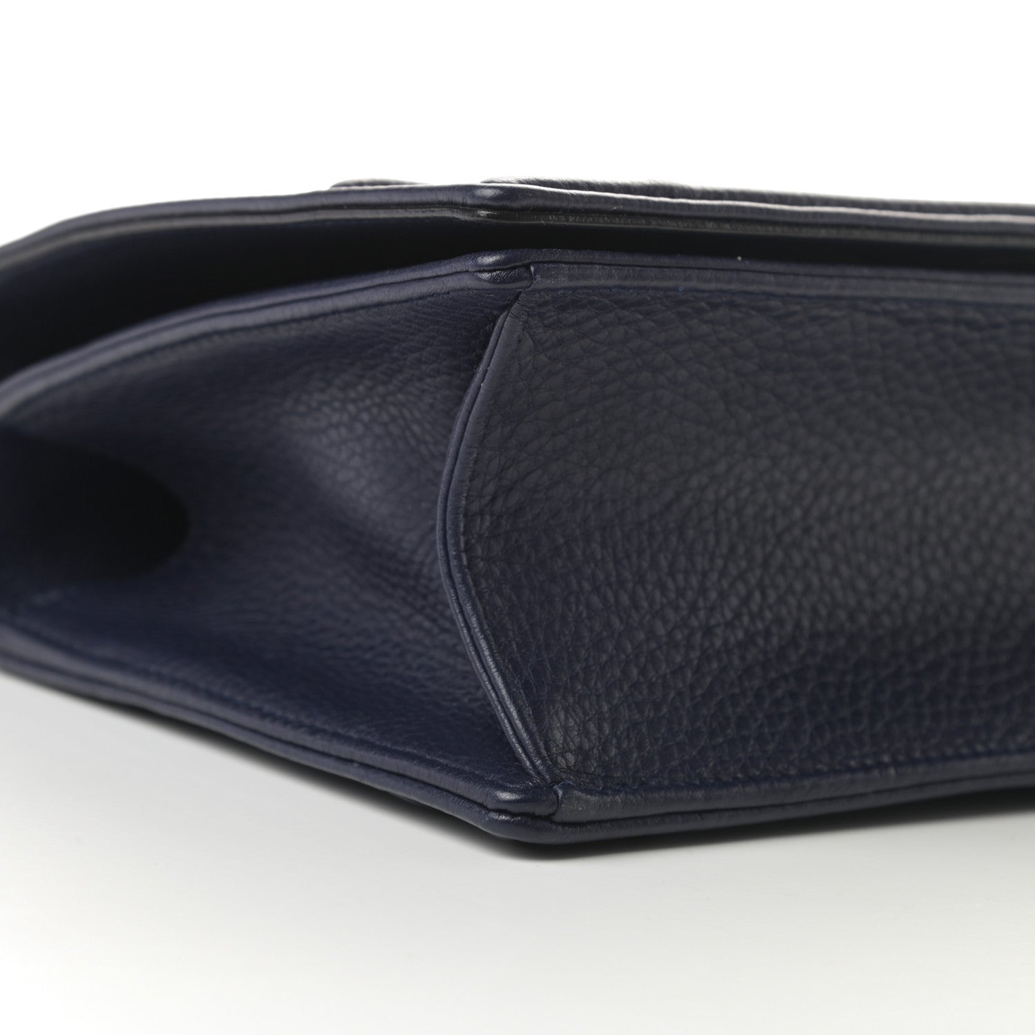 Christian Dior Grained Calfskin Medium Diorama Flap Bag Blue 10 of 13