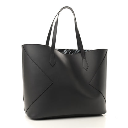 Givenchy Smooth Calfskin Wing Shopper Tote Grey White 4 of 13