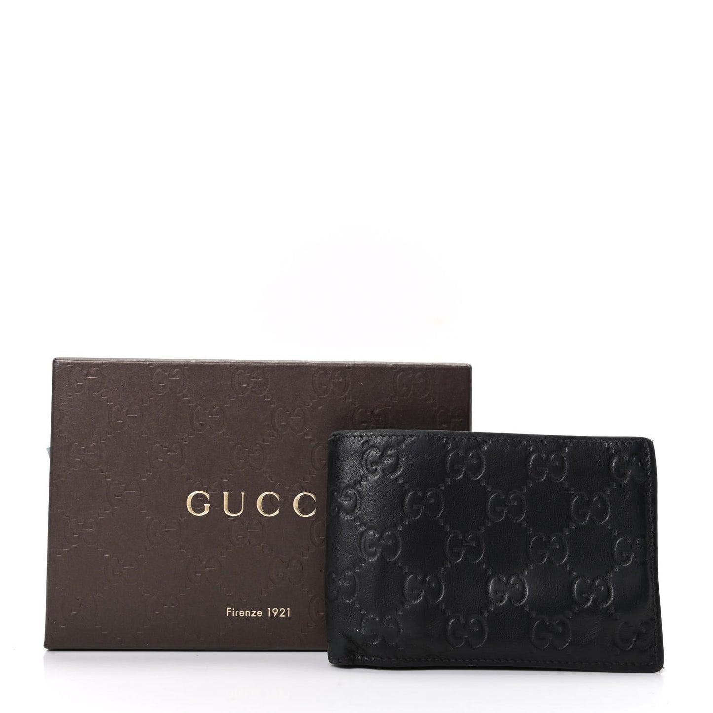 Guccissima Bi-Fold Wallet Black