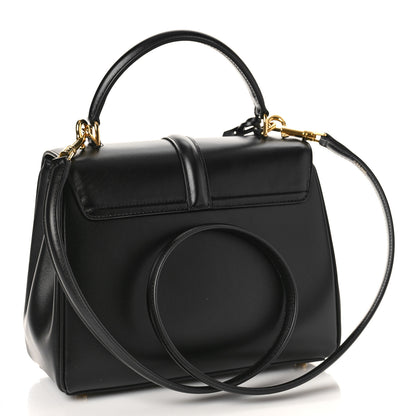 Celine Satinated Calfskin Small 16 Top Handle Bag Black 3 of 10