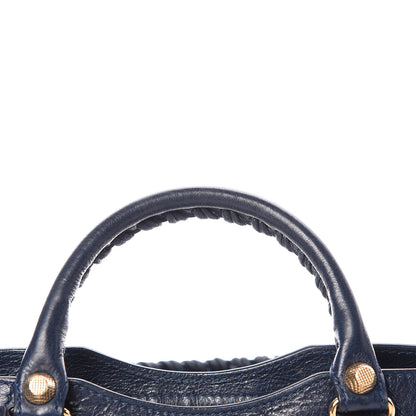 Balenciaga Agneau Giant 12 Gold Hardware Mini City Bleu Obscur 15 of 19