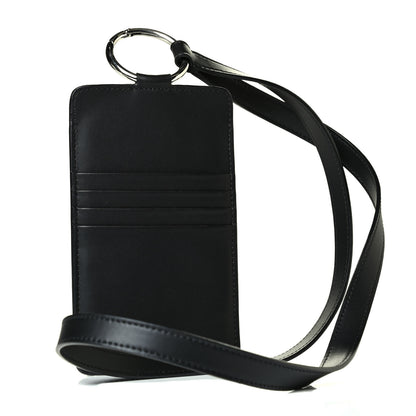Valentino Garavani Calfskin VLTN Phone Case Black 2 of 4