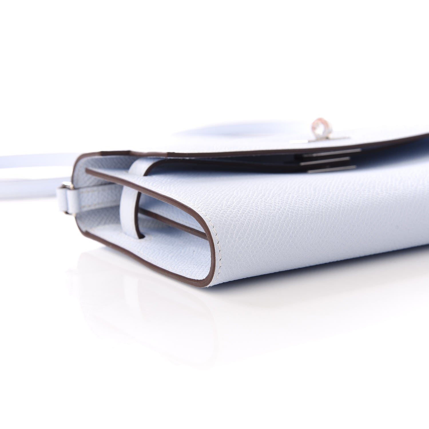 Hermes Epsom Kelly Wallet To Go Bleu Brume 5 of 9