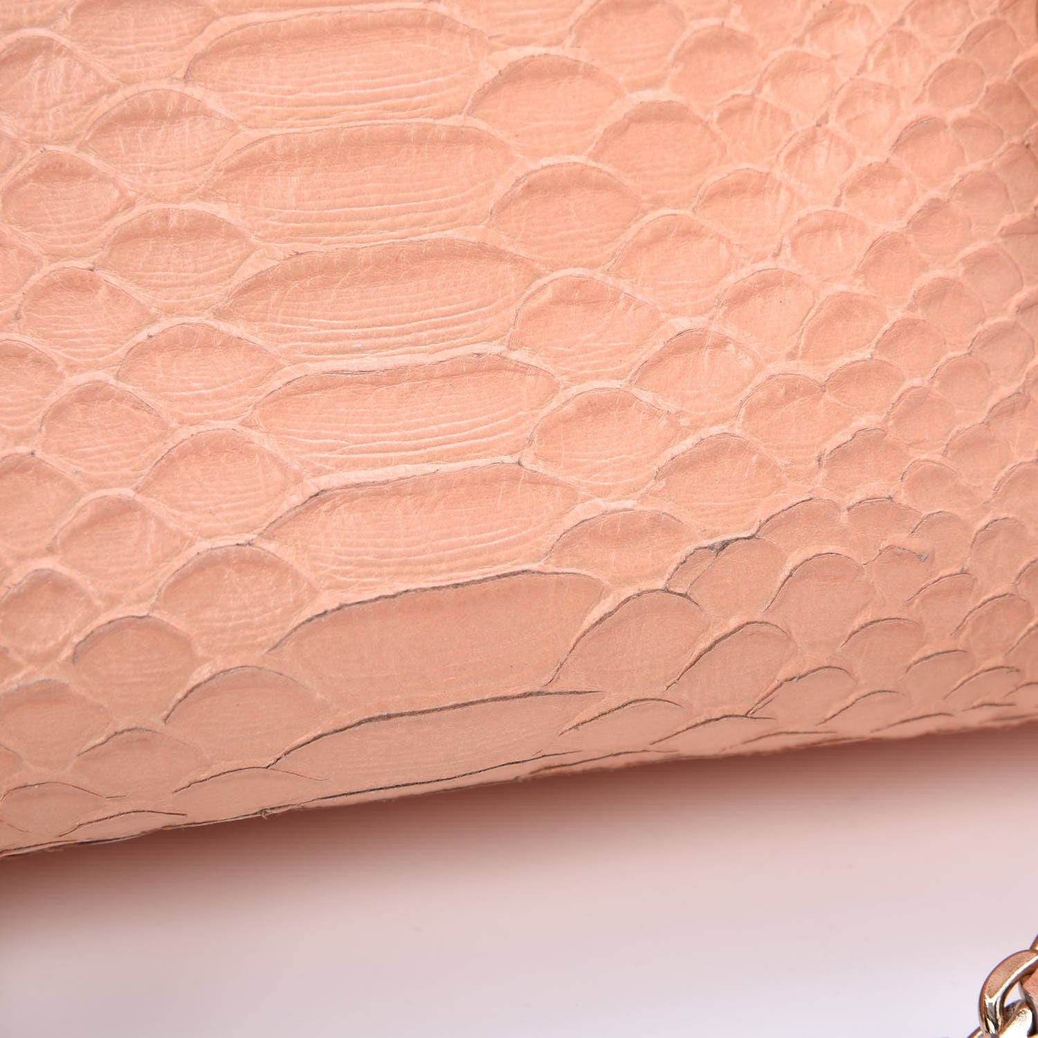Mulberry Nappa Snake Embossed Small Lily Natural 12 of 23