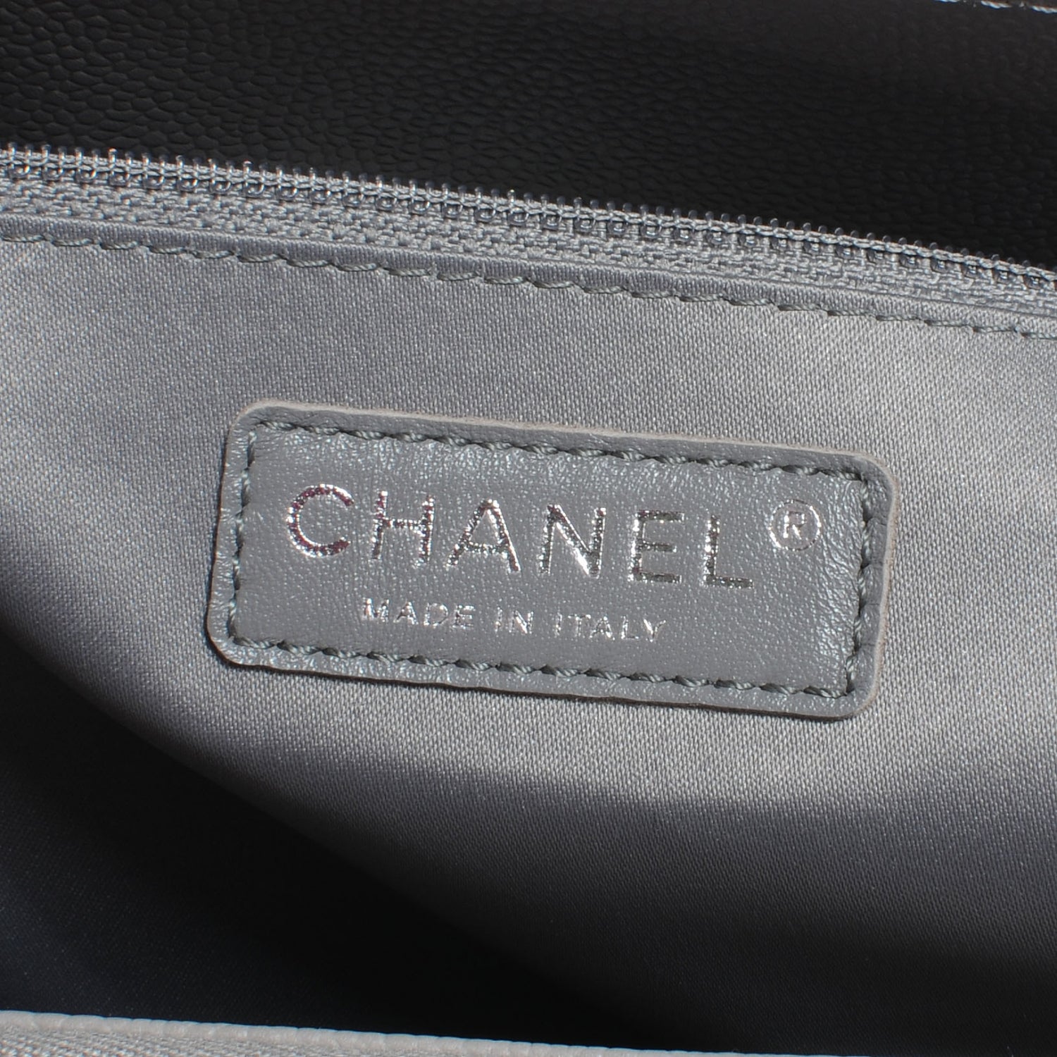 Chanel Caviar XL Grand Shopping Tote GST Grey 6 of 7