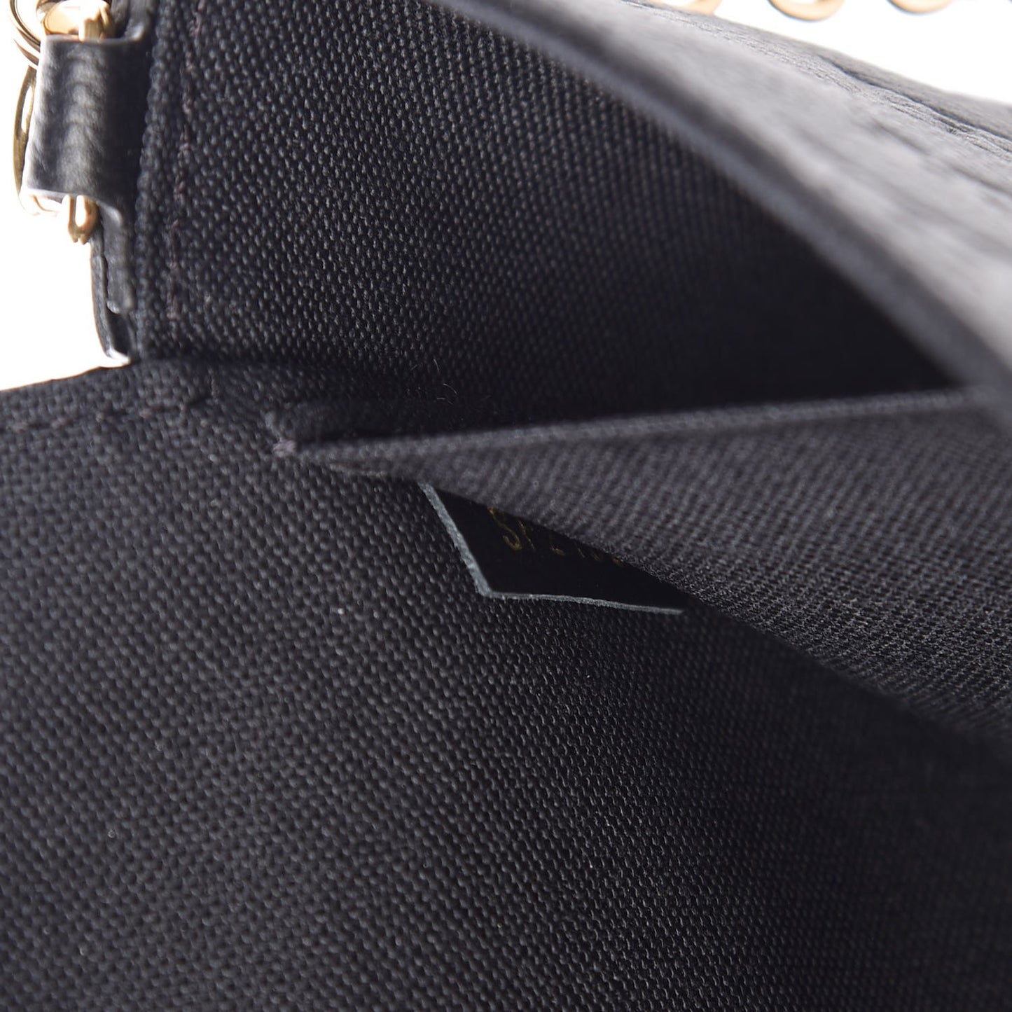 Empreinte Pochette Felicie Chain Wallet Black