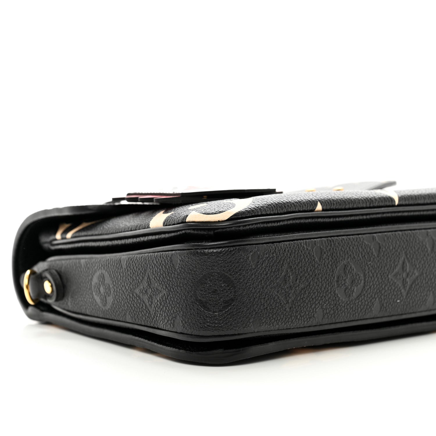 Louis Vuitton Empreinte Monogram Giant Crafty Pochette Metis Black Creme 8 of 9