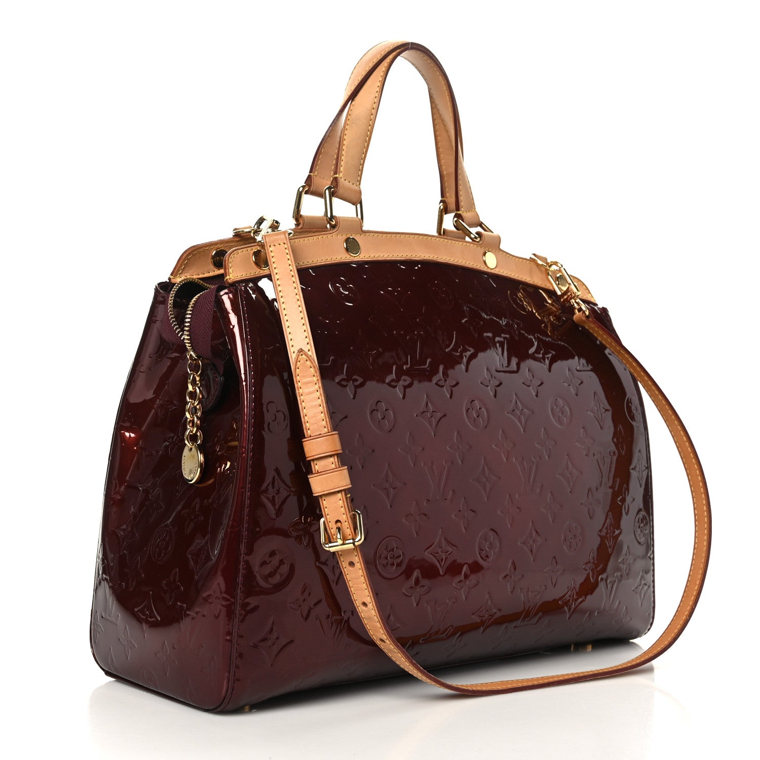 Louis Vuitton Vernis Brea GM Rouge Fauviste 3 of 8