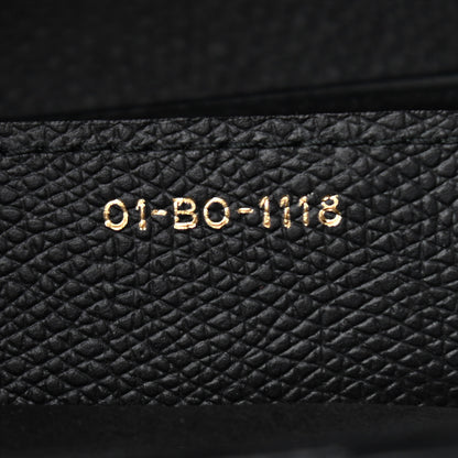 Christian Dior Grained Calfskin Saddle Bag Black 7 of 11