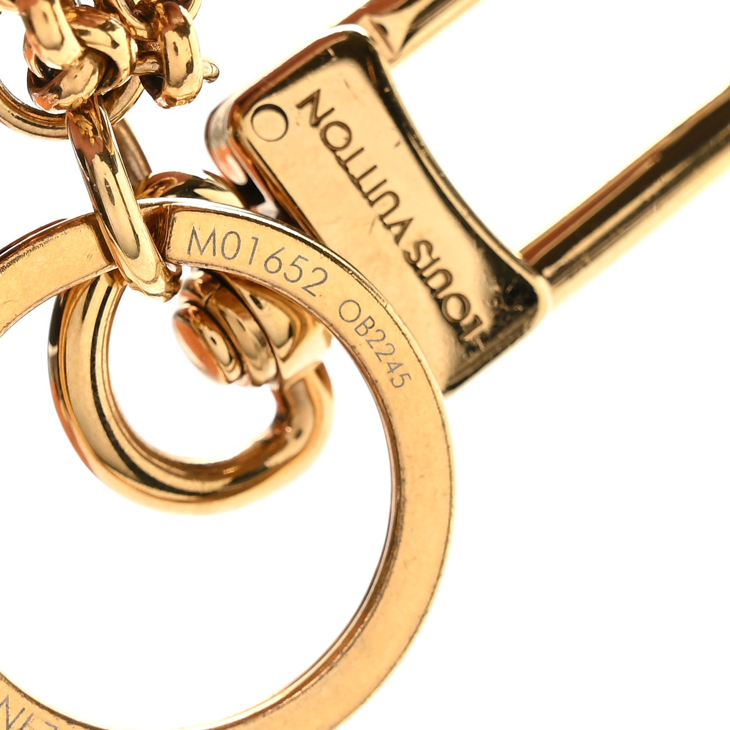 Metal Enamel Fleur De Monogram Bag Charm