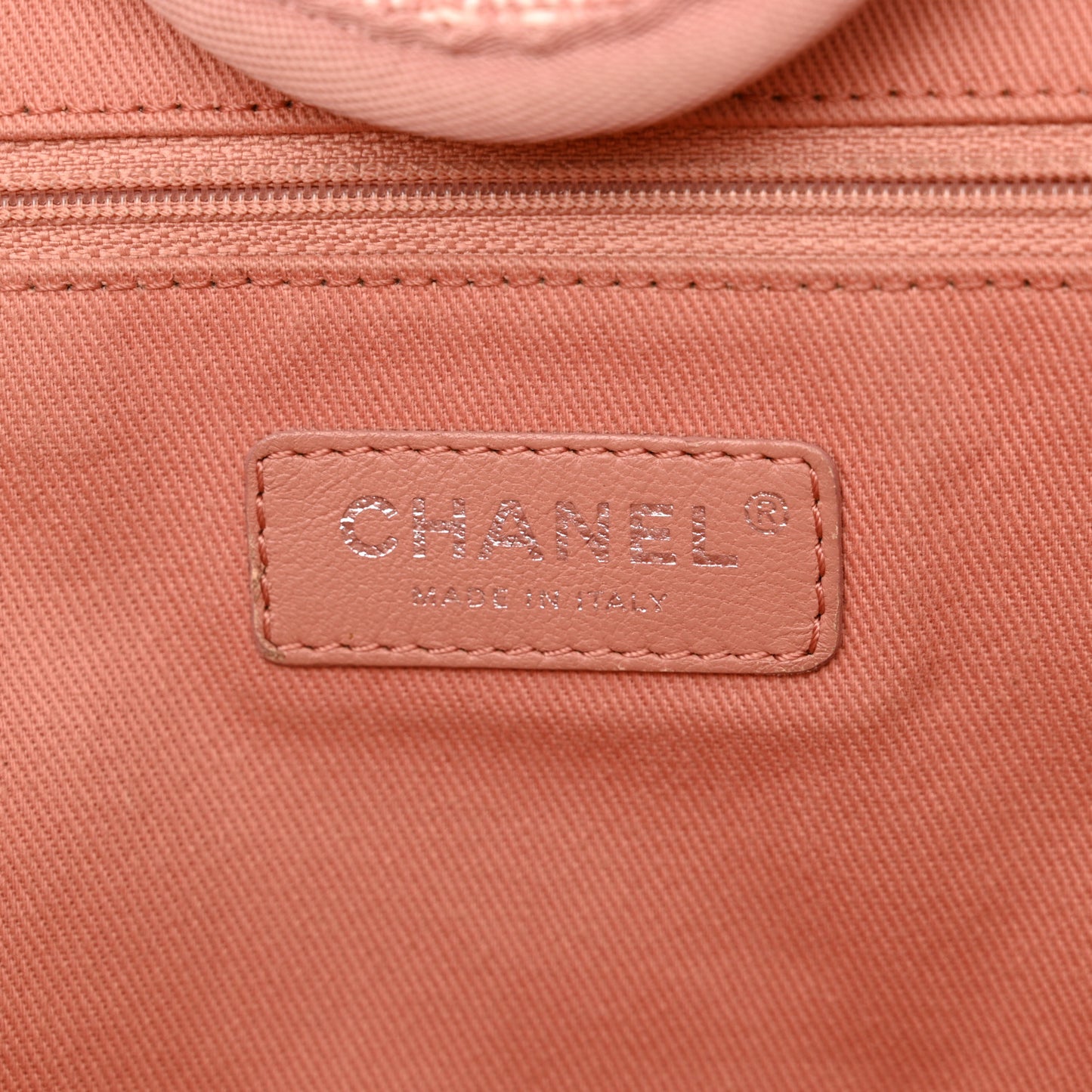 Straw Lurex Large Deauville Tote Pink