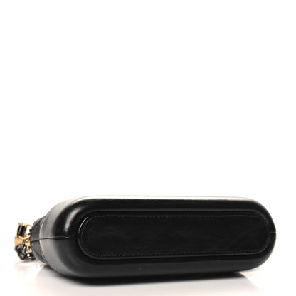 Chanel Aged Calfskin Quilted Small Gabrielle Clutch With Chain Black 4 of 14