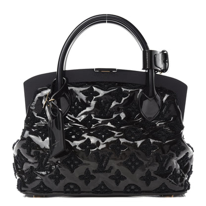 Louis Vuitton Patent Lambskin Fascination Lockit BB Frame Black 1 of 9
