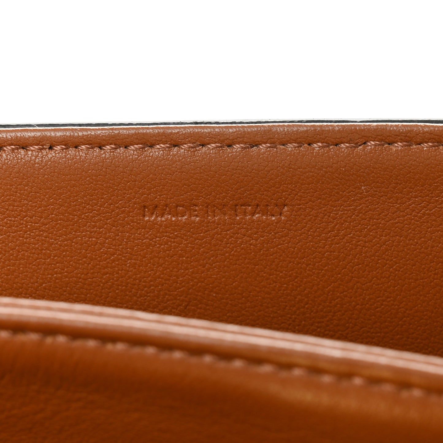 Triomphe Canvas Calfskin Medium Triomphe Bag Tan