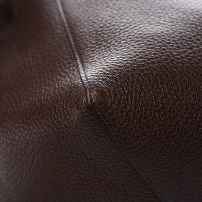 Celine Shiny Grained Calfskin Medium Belt Cabas Phantom Brown 9 of 12