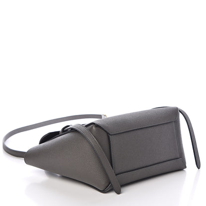 Celine Grained Calfskin Nano Belt Bag Grey 4 of 9