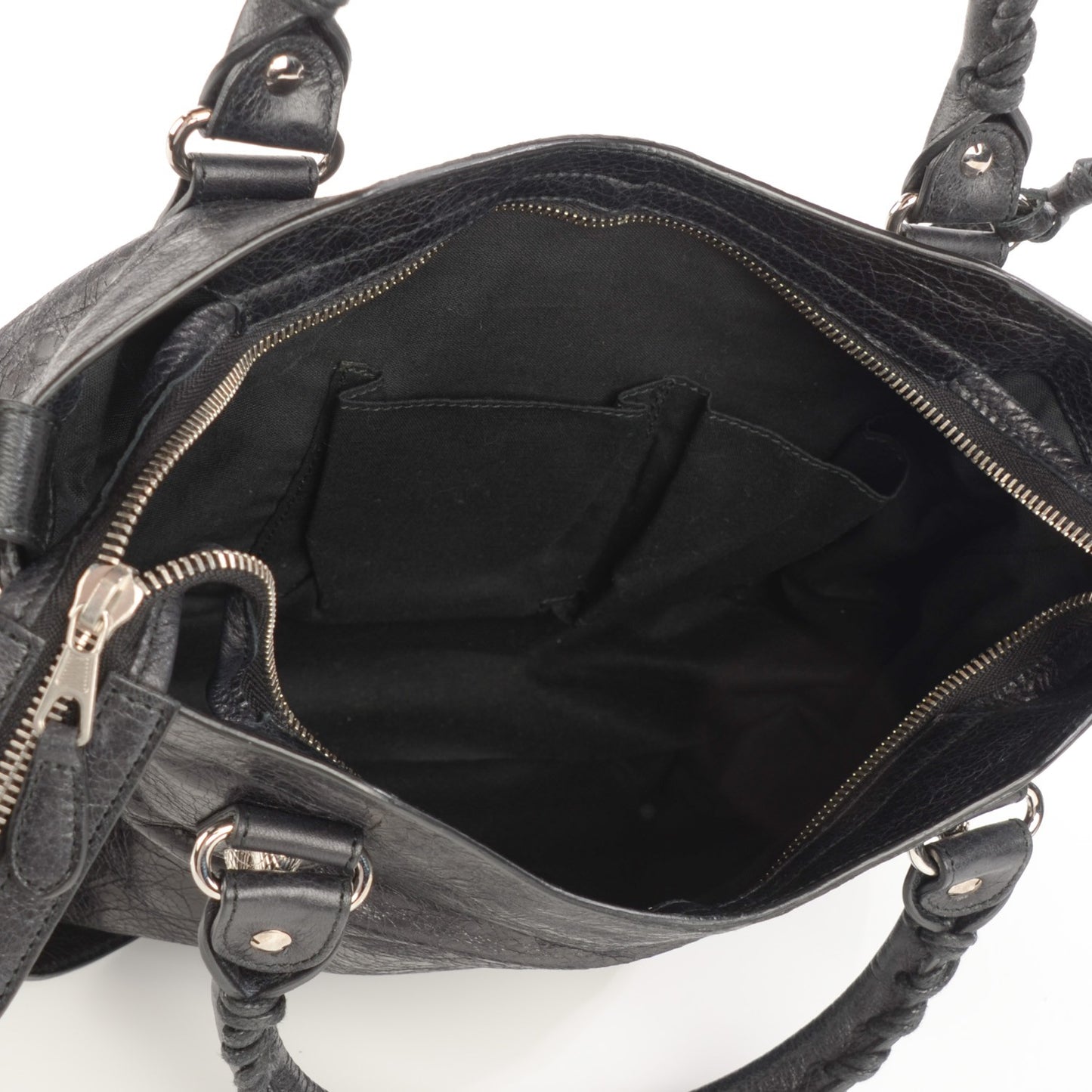 Agneau Giant 12 Silver Hardware Town Black