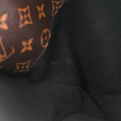 Louis Vuitton Monogram Flower Zipped Tote MM Black 12 of 16