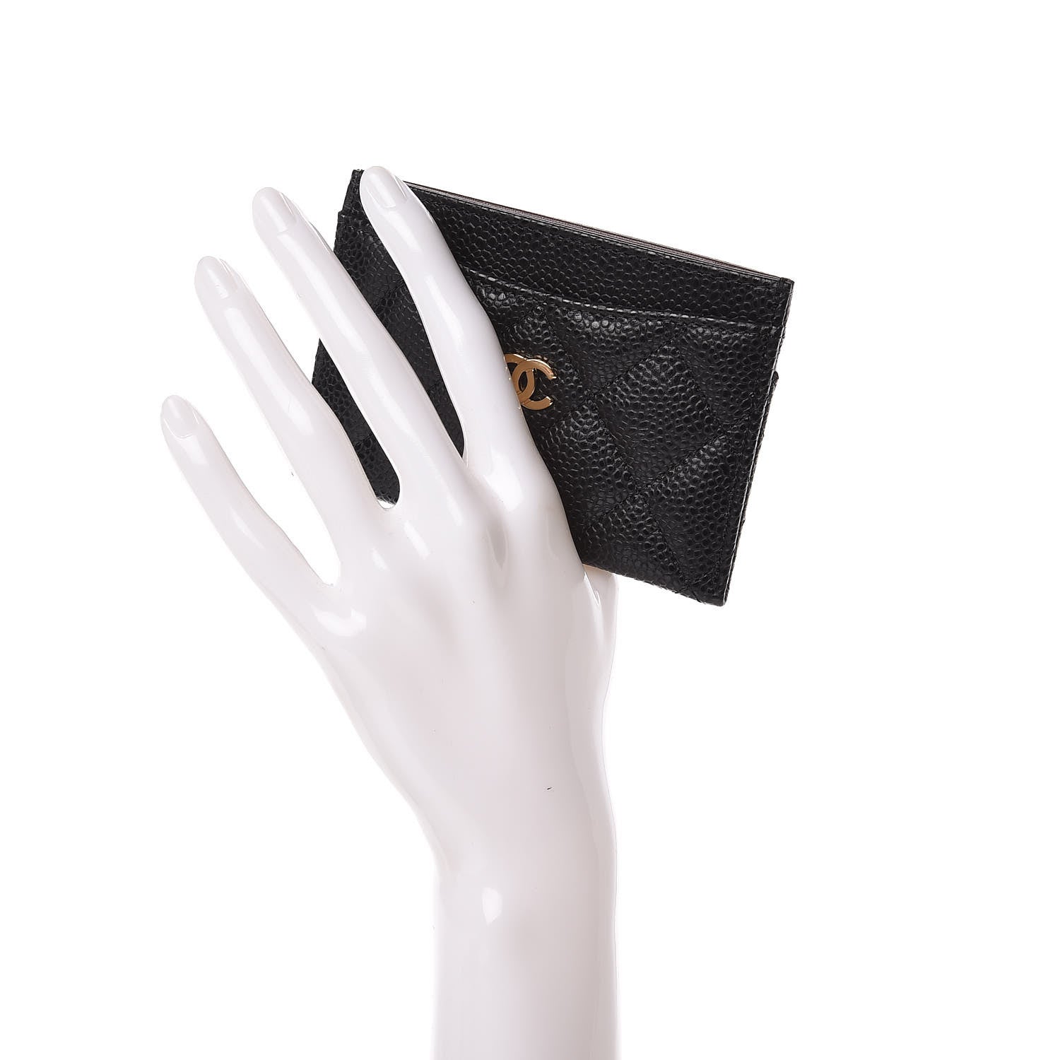 Chanel Caviar Quilted Card Holder Black 2 of 9