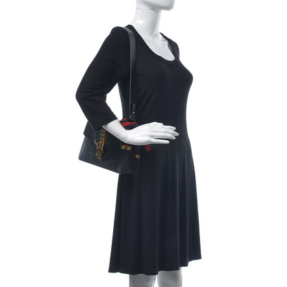 Gucci Calfskin Small Sylvie Shoulder Bag Black 2 of 14